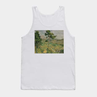 Mont Sainte-Victoire and the Viaduct of the Arc River Valley by Paul Cezanne Tank Top